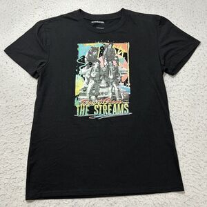Ghostbusters Don't Cross The Streams Adult Medium Black Graphic T Shirt